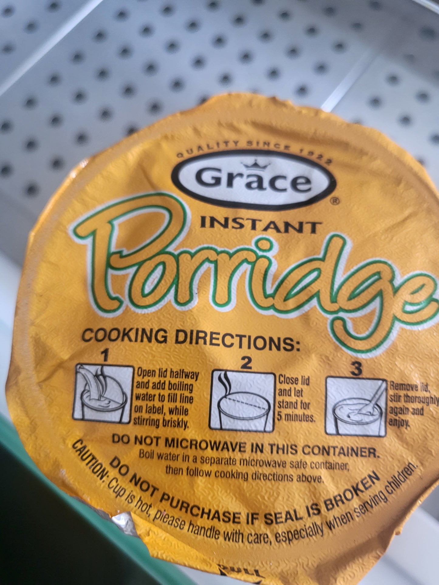 Grace Cornmeal porridge 60g